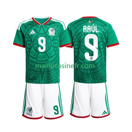 Maillot de Foot Mexique Raul Jimenez 9 World Cup Domicile 2026 - Enfant